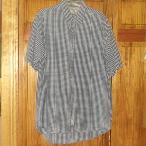 U.S. EXPEDITION plaid S/S button front shirt sz XL men